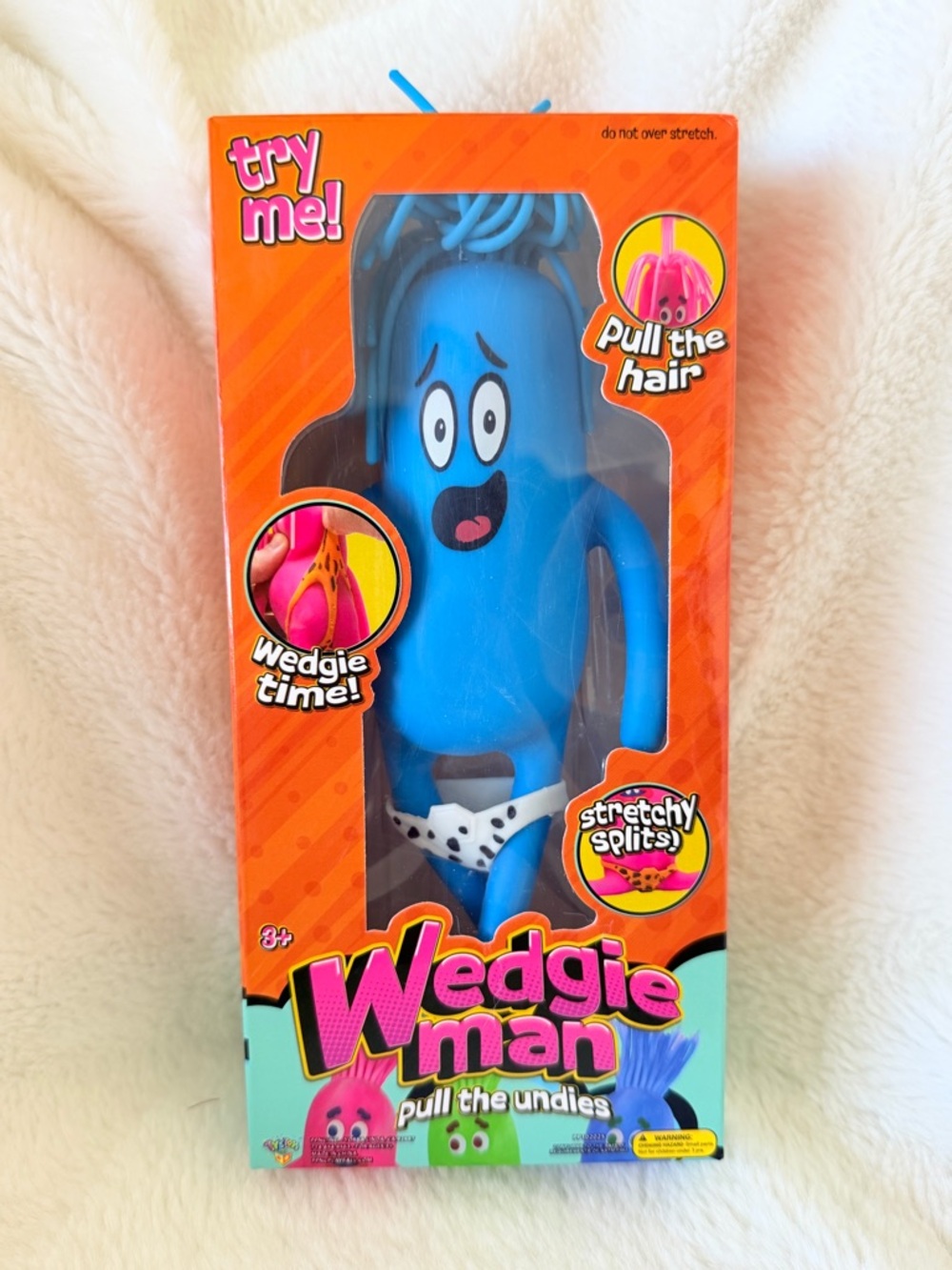 Wedgie Man Stretchy Squishy Fidget Toy - Blue - Viral - TikTok - Five Below